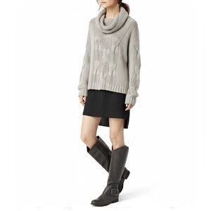 Levity Bonita Womens Destressed Dusty Knee High Riding Boots Size 6 M Gothic